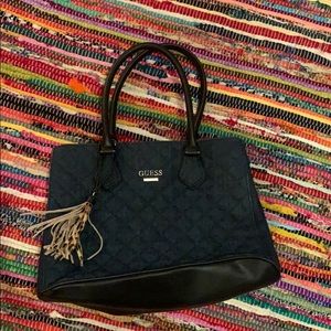 GUESS BRAND DENIM PURSE LIKE NEW